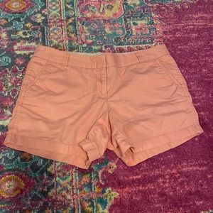 J Crew Chino Pink Shorts Size 12